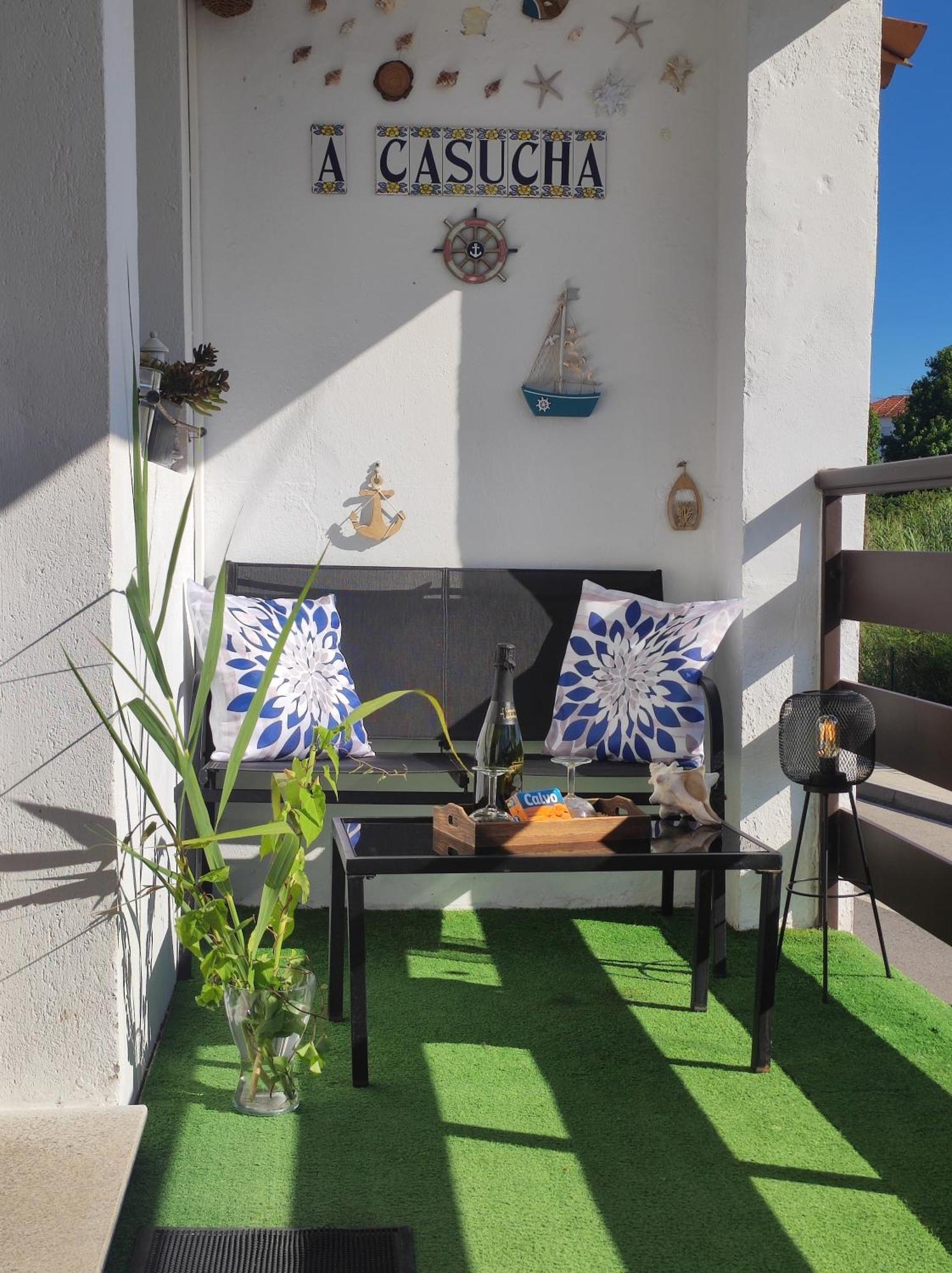 Вилла La Casucha Junto Al Mar Вильягарсия-де-Ароса Экстерьер фото